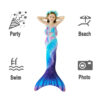 Arctic Blue Mermaid Tails for girls swimsuit
