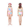 Flower Sea Mermaid Tail Swimsuit Set For Girls