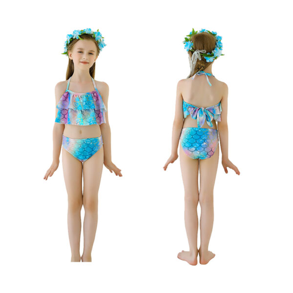 Arctic Blue Mermaid Tails for girls swimsuit