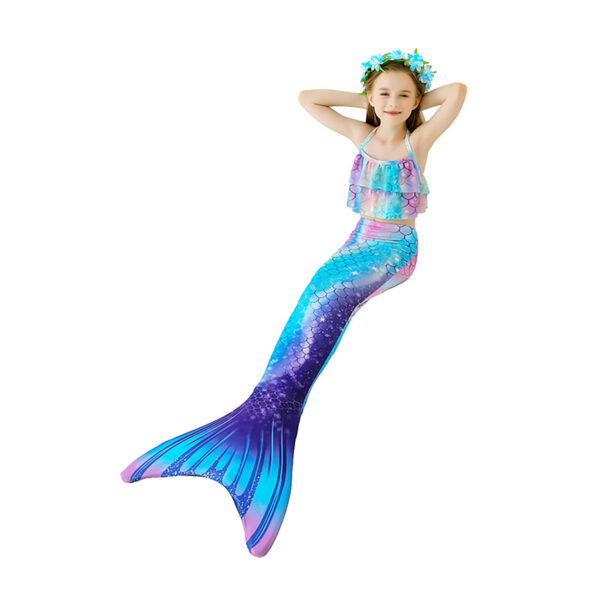 Arctic Blue Mermaid Tails for girls swimsuit