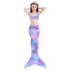 Lavender Twilight Aegean Mermaid Tail Swimsuit Set For Girls
